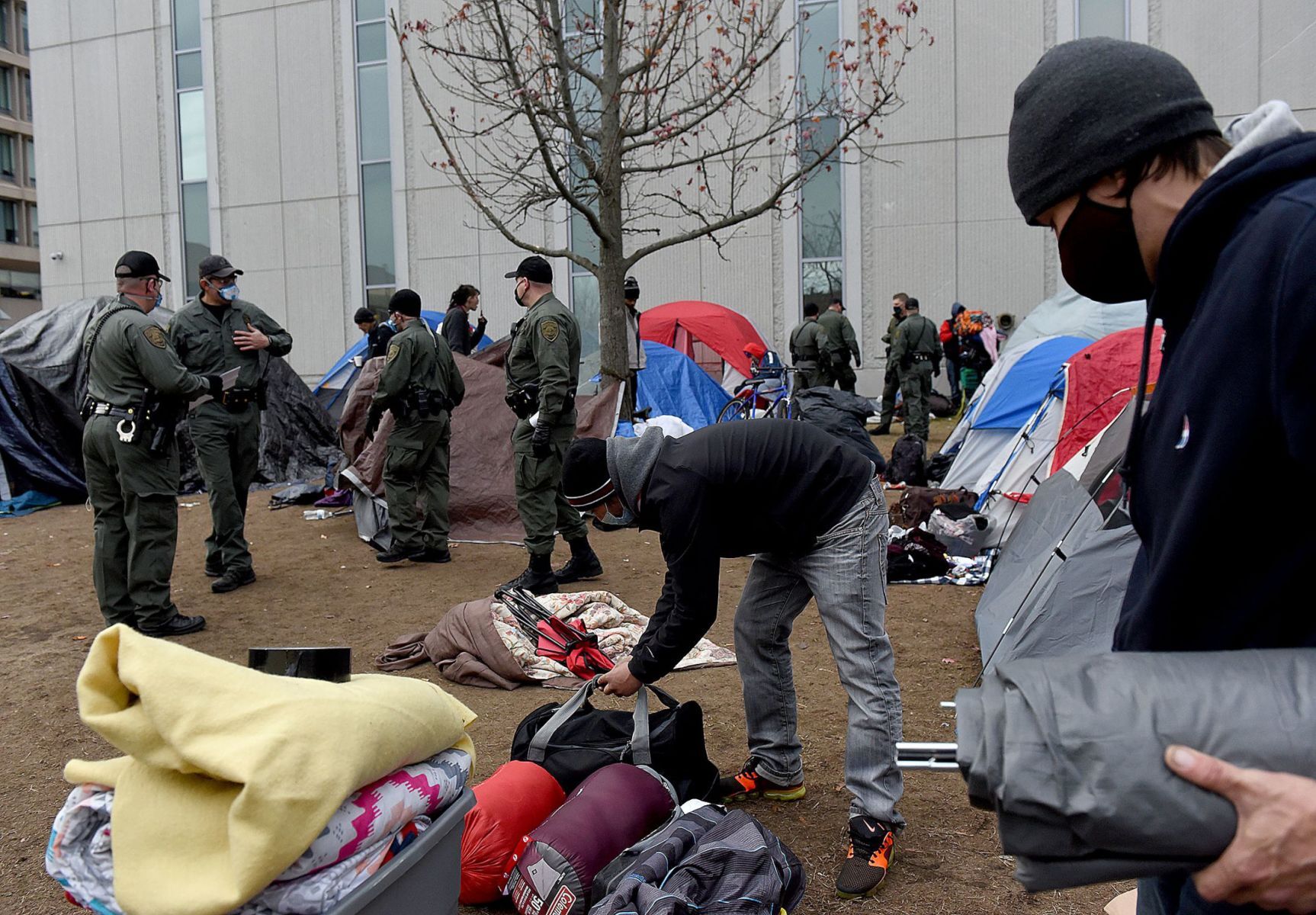 homeless eviction